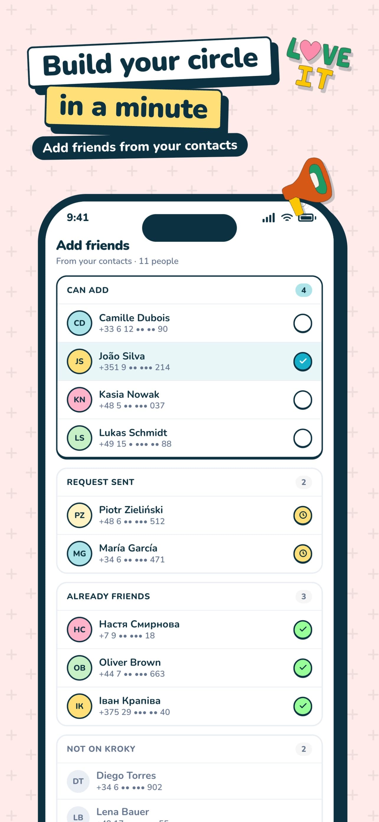 Invite in two taps