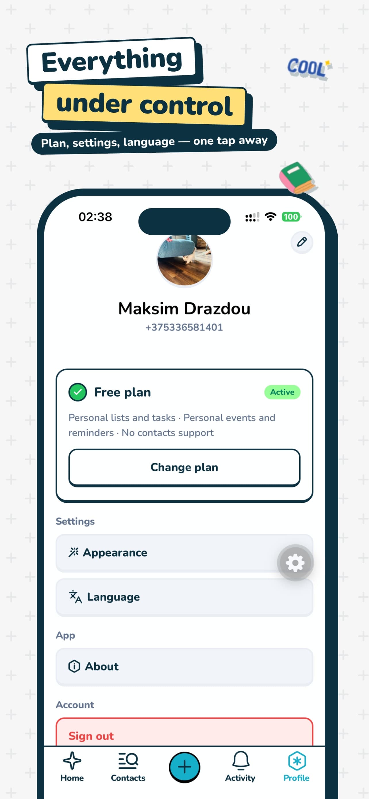 Your profile